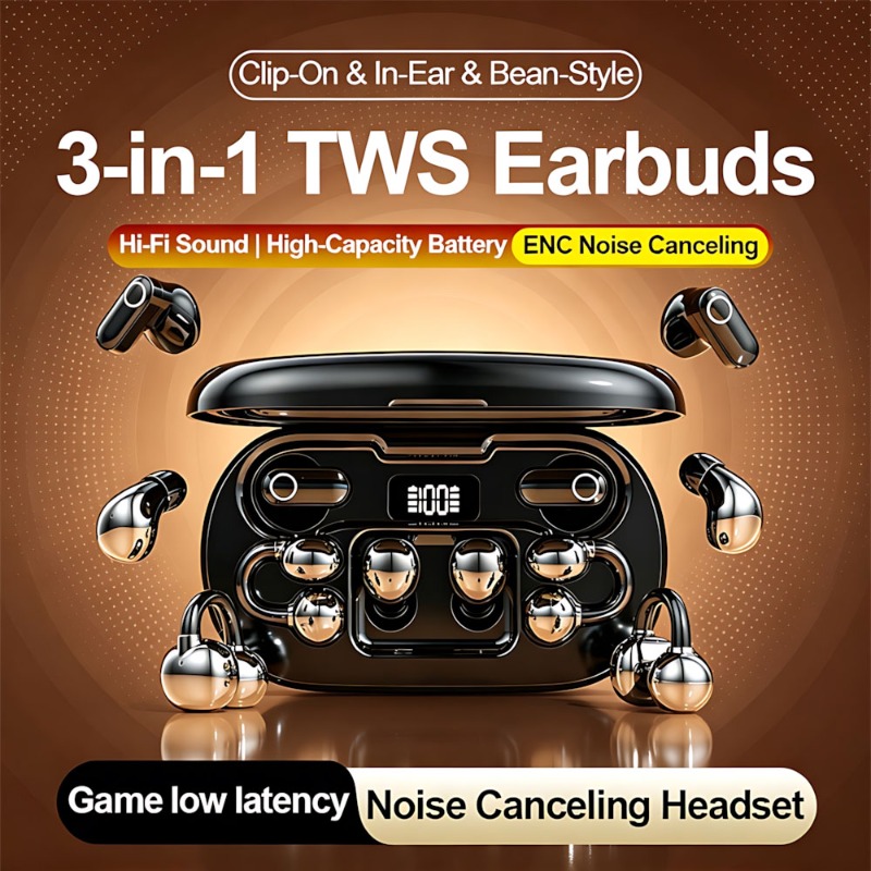 Phone Accessories Amazon - Nuevos Auriculares Bluetooth Inalámbricos 3 en