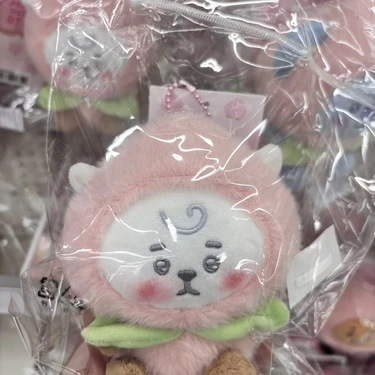 Llavero de peluche de melocotó - Phone Accessories Charms reseña y precio