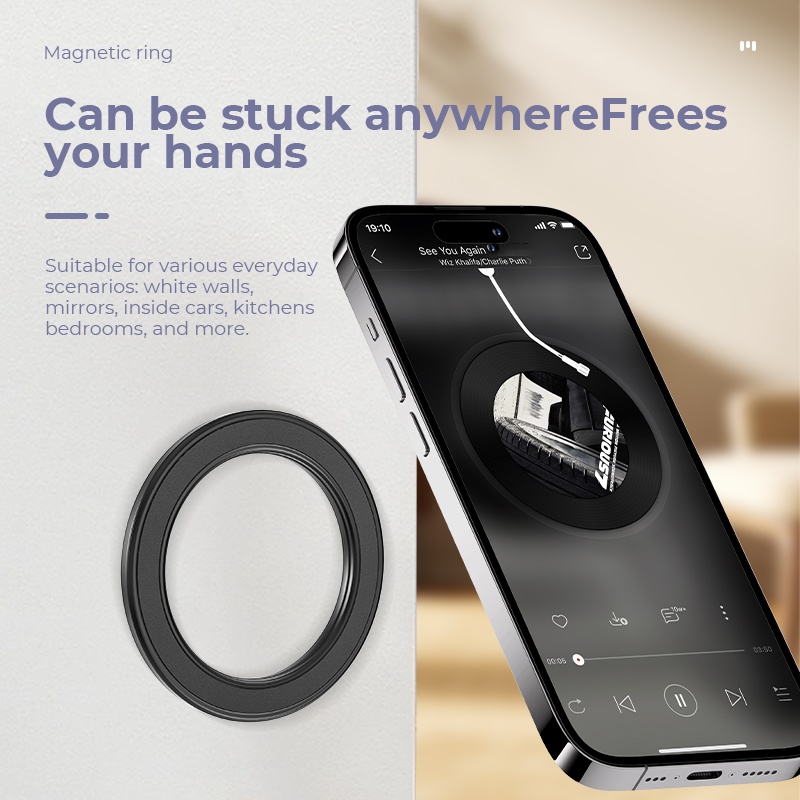 Para Magsafe fuerte anillo mag - Phone Accessories Holder Car reseña y precio